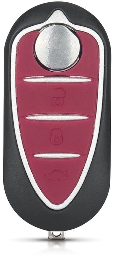 XEOD Autosleutelbehuizing - sleutelbehuizing auto - sleutel - Autosleutel / Geschikt voor: Alfa Romeo MiTo - Giulietta - 159 & GTA 3 knops