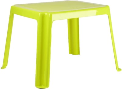 Plasticforte Kindertafel - kunststof - groen - 55 x 66 x 43 cm - camping - tuin - tafeltje