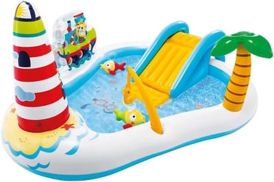 Fishing Fun Playcenter Inflatable Pool with Fishing Game Kinderzwembad