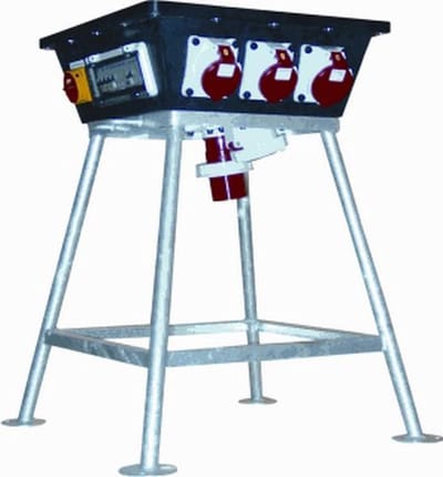 Mennekes stroomverdeler 10-voudig 63A 400V IP44 (21.M63-0201-1)