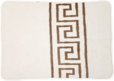 Wollen Deken 100% Premium Merino Wol Fluweelzacht - OnceDoce® 470 g/m² Ademend en Heerlijk Warm – WHITE CAMEL - Wasbaar - 140x200cm