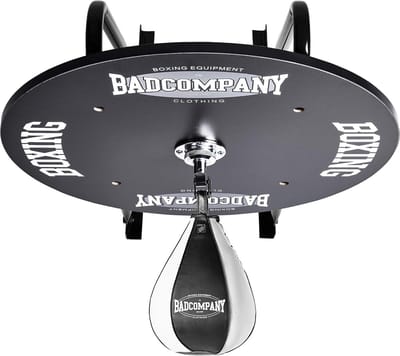 Speedball Platform Set - Boksapparaat Wandmontage - Professioneel Trainen - Soepel Draaikogellager - 60cm Platform - Zwart