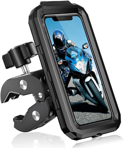 Unyqoos® Waterdichte en draaibare telefoonhouder voor motor en fiets, universeel ontwerp