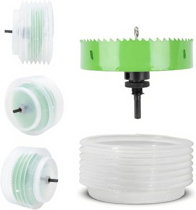 Gatenzaag 6 Inch - Bi-metaal met stofdoos - Voor hout en gipsplaten - Ideaal voor inbouwverlichting - ShopVlot