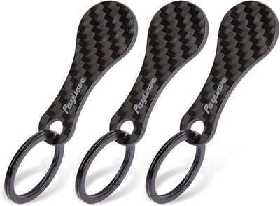 Winkelwagenontgrendelaars van koolstofvezel - 3 stuks, Sleutelhanger en Botte opener