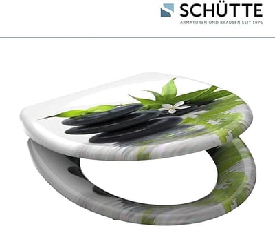 closing mechanism I High quality - toiletdeksel met snelsluiting voor eenvoudige reiniging, Duroplast wc-deksel