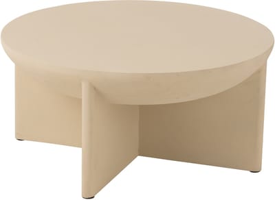 J-Line salontafel Halfy - mangohout - wit
