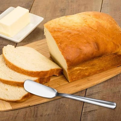 Kaassmeermessen - Botermes - Bakspatel - Condiment & Jam Mes - Kleine Sandwich Mesjes - met lang handvat en extra dik - roestvrijstalen klassieke set smeermessen voor kaas, gelei, jam en desserts - 16.5CM - set van 8