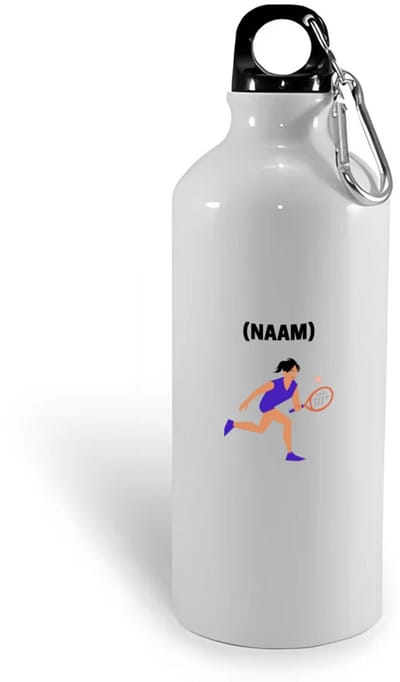 Hacebo® - Tennis met eigen naam waterfles - Tennis - Tennisser - Sport - water fles - 400ML