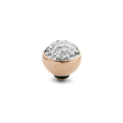 Melano Twisted Shiny Steentje Crystal | Rosé