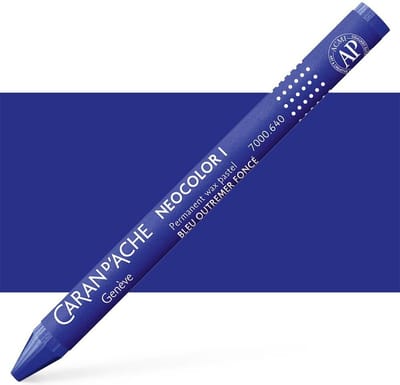 Caran d´Ache Neocolor I Permanente Waskrijt | Ultramarine Donker (640)