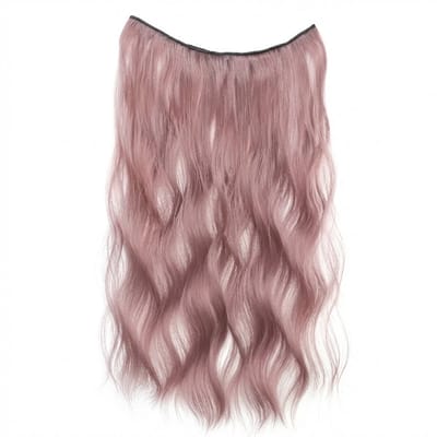 Roze lila zwart golvend haar extensie extensions dames clip in haar verlenging wavy haarstuk kleuraccent natuurlijk ogend clip weft
