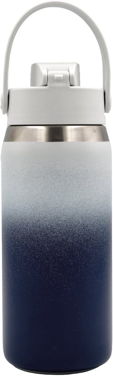 Thermische fles 473 ml (16oz)-95% gerecycled roestvrij staal - Midnight Blue 'Canvas fles 16'
