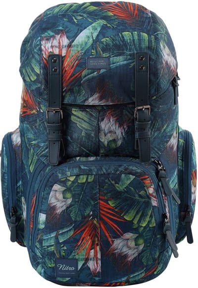 NITRO Vrije tijd rugzak Rugzak met laptopvak Urban Collection Weekender Backpack 42L Tropical Kleurrijke