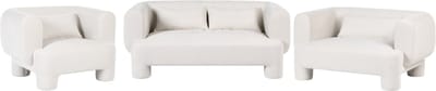 HOGBO - Bankenset 6-zits - Wit - Polyester