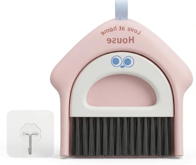 Handveger met Schep - Mini Veegset voor Thuis, Kantoor en Keuken - Ideaal voor Hoeken en Kleine Ruimtes