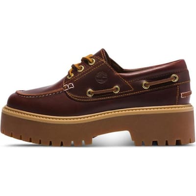 Timberland Stone Street 3 Eye Bootschoenen Bruin EU 38 1/2 Vrouw