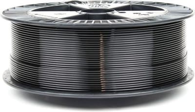 colorFabb Petg Economy Zwart 3D-printerfilament - 2,85 mm - 2200 g - Uitstekende waarde per kilo - Grote spoelopties - Verkrijgbaar in veel kleuren