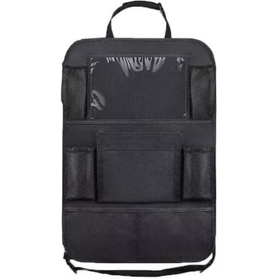 Auto-achterbankorganizers Kofferbakorganizer met 10 opbergvakken + 1 tabletvak met touchscreen type1