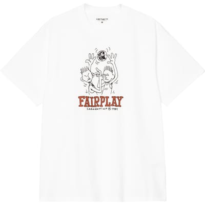 Carhartt Wip Fairplay T-shirt Wit