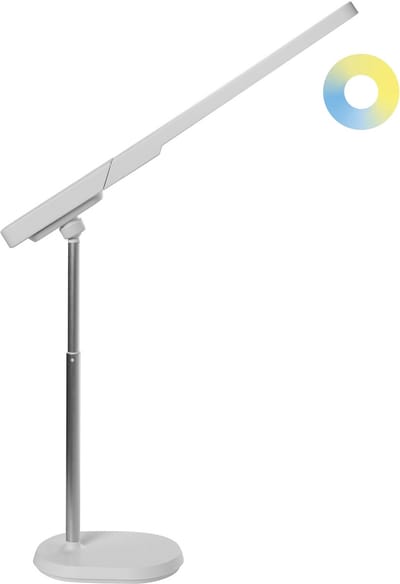 TUCANA - Bureaulamp LED - Wit - Synthetisch materiaal