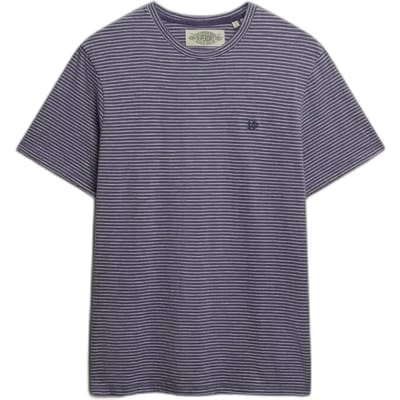 Superdry - Classic Essential Gestreept T-shirt - Heren - T-shirts
