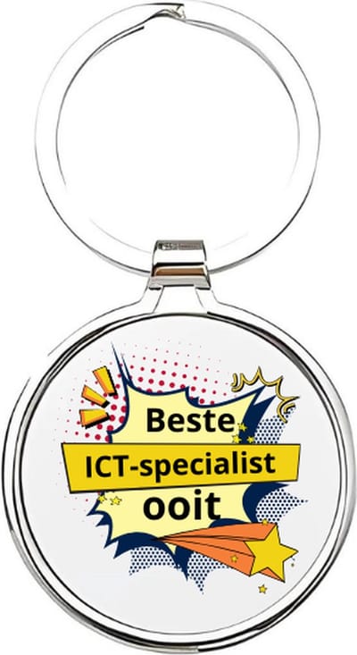 Akyol - de beste ict-specialist ooit Sleutelhanger - Ict - de beste ict-specialist - ict-specialist - ict - technici - technicus - afdeling ict - werk - ict manager - administrator - 4 x 7,5 CM