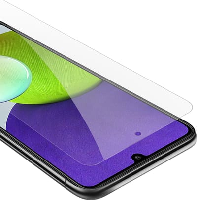 Cadorabo Screenprotector geschikt voor Samsung Galaxy A22 4G / M22 / M32 4G - Pantser film Beschermende film in KRISTALHELDER Geharde (Tempered) display beschermglas in 9H hardheid met 3D Touch