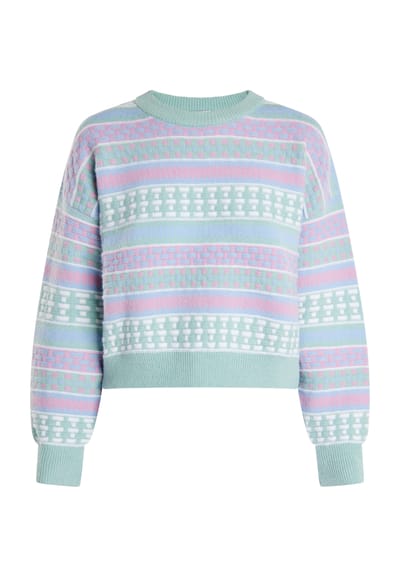 IZIA Jumper Dames Munt veelkleurig