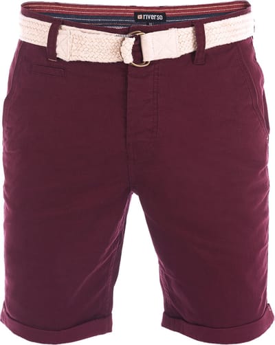 riverso Heren Short RIVHenry regular/straight Rood W 30 Volwassenen Zomershorts