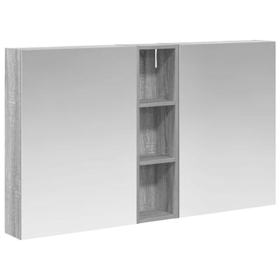 vidaXL - Badkamerkast - set - 3 - st - 120 - x - 14,5 - x - 70 - cm - Bewerkt - hout