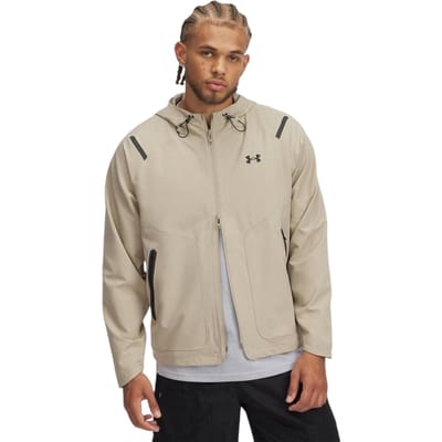 Under Armour Heren Unstoppable Icon Prestatiejack (Bruin)