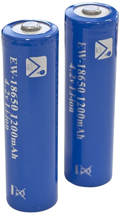 Hepoluz Mod Li-ion Batterij 18650mah 2 Eenheden Blauw