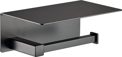Plieger Altea WC Rolhouder met Plateau – Wandmontage – Matzwart