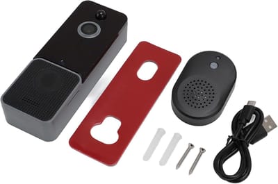 Draadloze Deurbel Camera - Video Intercom Systeem - Thuisbeveiliging - Bewegingsdetectie Realtime - 1080p HD Resolutie