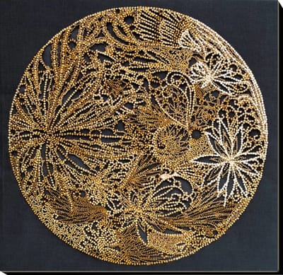 Kralen borduurpakket ABRIS ART - MOON FILIGREE - kralen borduren - parels borduren