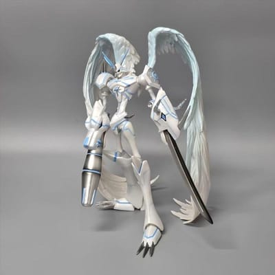 Anime Digimon Adventure Figuur Omegamon Merciful Mode Actiefiguren Pvc Standbeeld Collectie Model Speelgoed Cadeaus 20cm gray