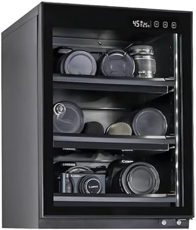 Cameradroogkast - Vochtkast - Apparatuur Beschermen - Elektronische Ontvochtiger - 40L - Zwart