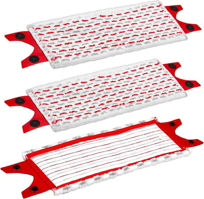 JC's ® 2x Dweil Navulling Mop geschikt voor Vileda UltraMax UltraMat 2-in-1 Microvezel wasbaar schoonmaak reinigen vervanging dweil spray mop - 2 STUKS