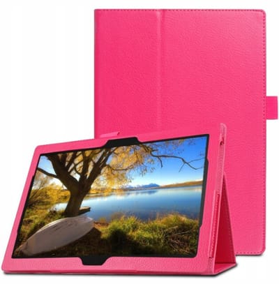 EtuiTab - Lenovo TAB P11 - Tablethoes - Różowy - Eco-leer - Standfunctie