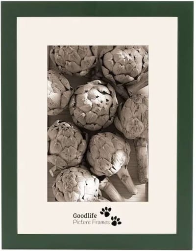 Fotolijst Anitra Donkergroen - 9x13 - Anti-reflectie glas - 18 mm breed profiel - Goodlife Picture Frames