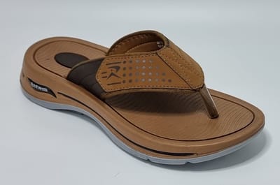 Reewalk® - Heren Slippers – Heren Teenslippers – Memory Foam Voetbed – Licht Gewicht Heren Slippers - Mustard – Maat 40