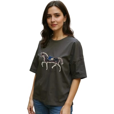 T-shirt dames Cieli Equestrian The Iyanda Full Horse
