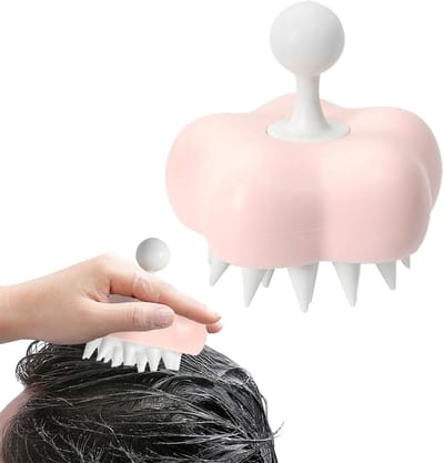 Hoofdmassageborstel voor het versterken van haarwortels, ontspannen van de hoofdhuid en verwijderen van roos en vuil, ideaal voor dagelijks gebruik en haarverzorging