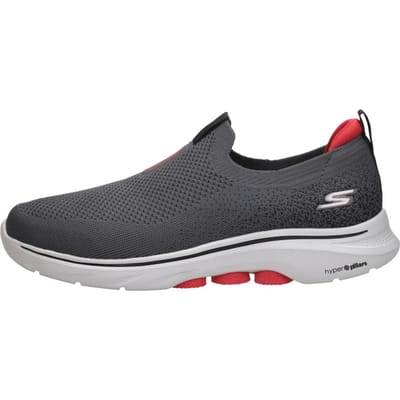 Skechers Go Walk 7 Heren Instappers - Sneakers - Grijs - Zwart