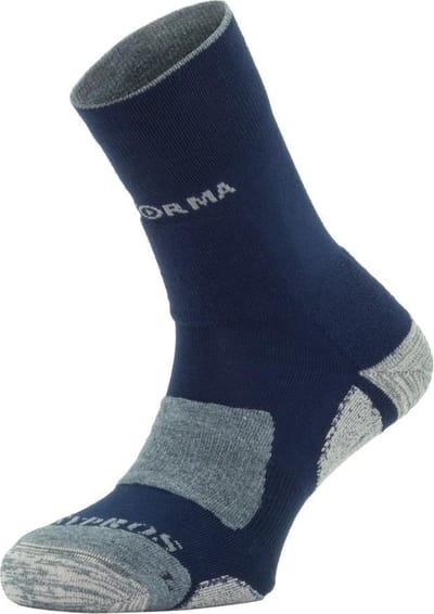 Enforma Mulhacén Kypros Wandelsokken – Trekking & Hiking – COOLMAX – Antibacterieel Koper & Zink – Ademend & Thermoregulerend - blauw / grijs - S (36-38)