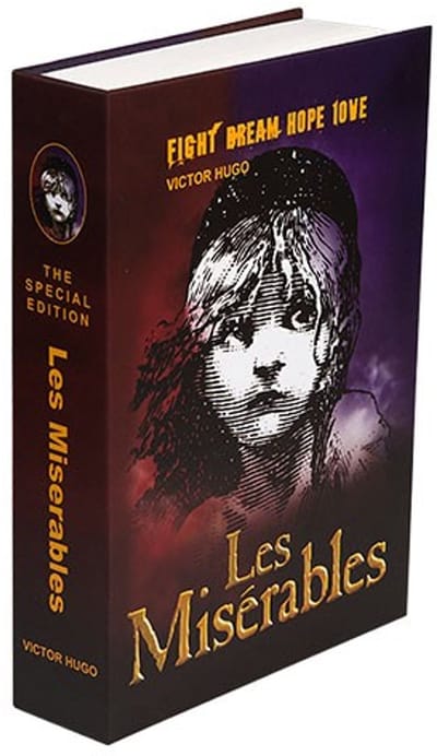 Securata Boekkluis met Cijferslot - Les Miserables - 11.5 x 18 x 5.5 cm - Kluisje met cijferslot - Verborgen Kluis in boek