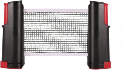 Tafeltennisnet - Ping Pong Net - Sport En Spel - Uittrekbaar Ontwerp - 190 x 15 cm - Zwart