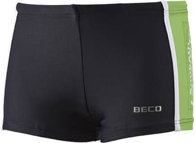 BECO Zwemboxer - Jongens - Polyamide/elastaan - Kiwi/zwart - Maat 104