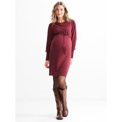 Prénatal zwangerschapsjurk Burgundy Red XS Dames
